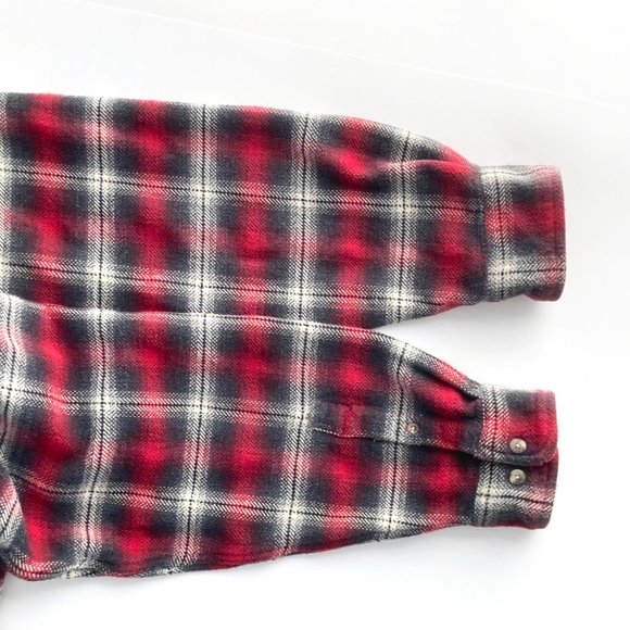 Guide Series Plaid Cotton Flannel Shirt Shacket - Picture 7 of 12